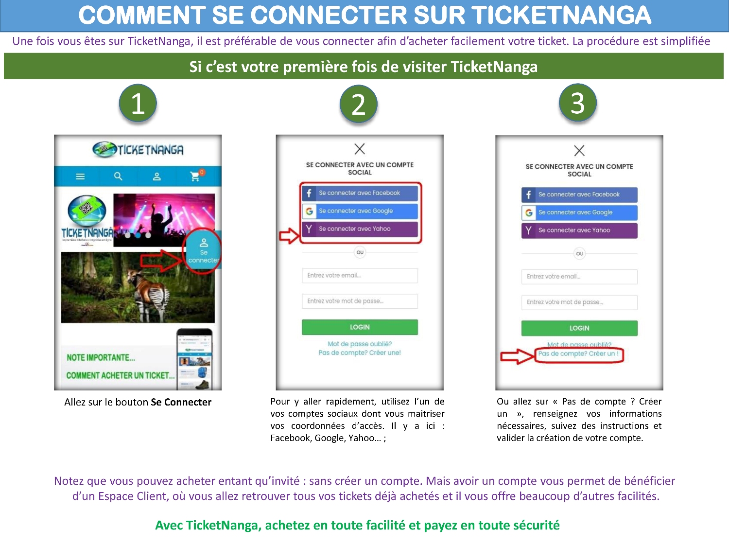 Comment acheter un ticket